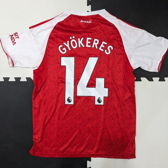 Gyokeres #14 Arsenal 26/26 Home Red Jersey - Picture 1 of 11